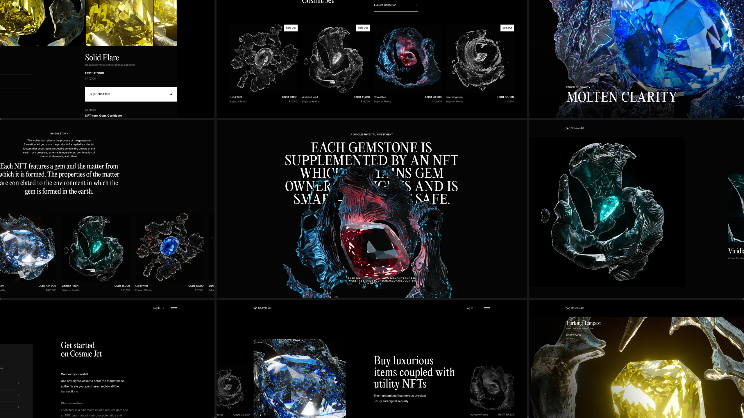 Cosmic Jet, Web Design 2