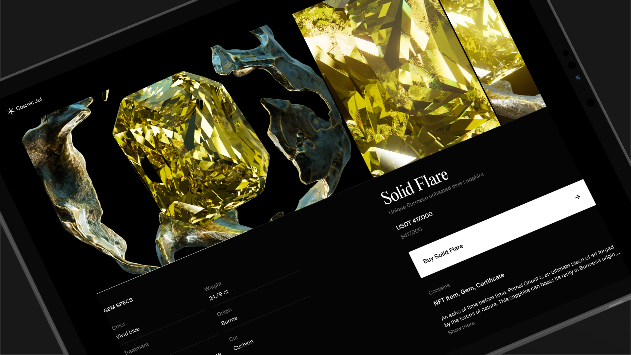 Cosmic Jet, Web Design 4