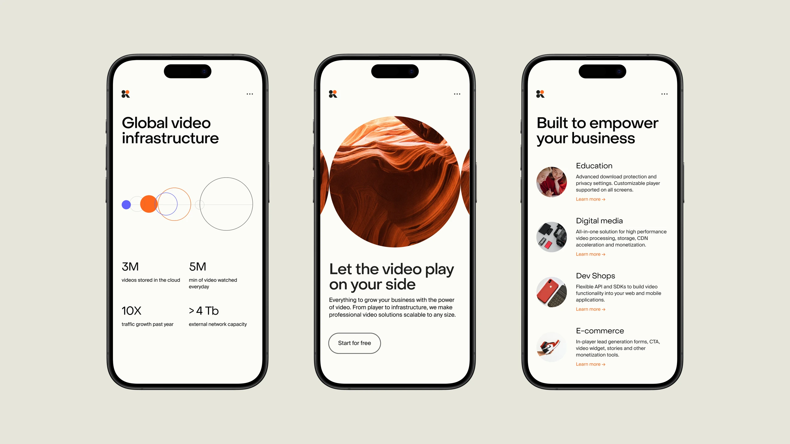 Kinescope, Website Design 2
